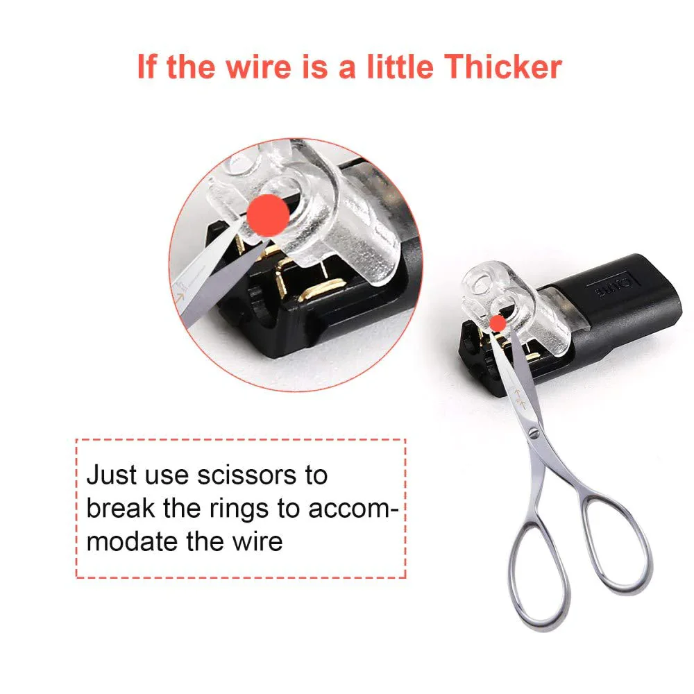 🔥 LAST DAY PROMOTION - 50%OFF 🏆Double-wire Plug-in Connector With Locking Buckle🔩🔒