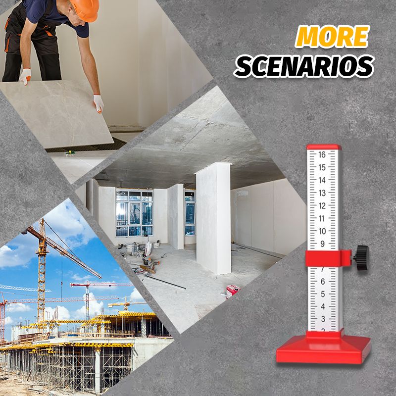 Lay Floor Tile Equal Height Ruler