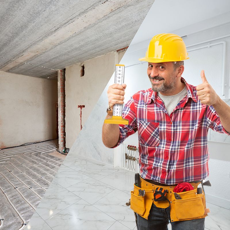 Lay Floor Tile Equal Height Ruler