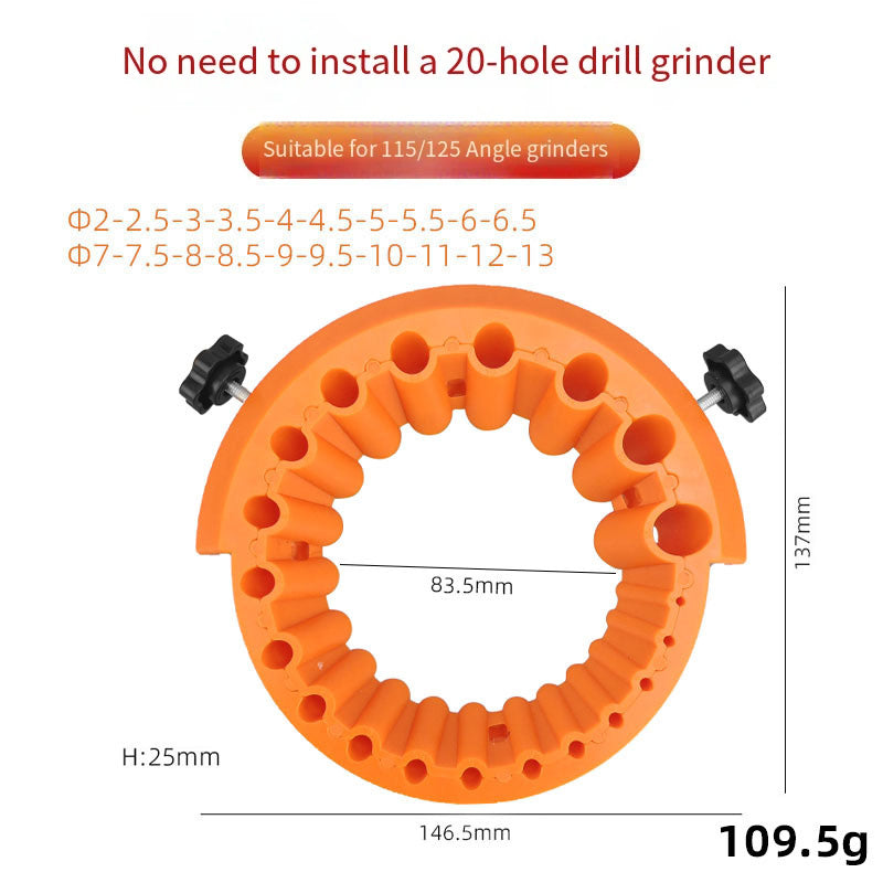 Multipurpose Drill Bit Sharpener for Angle Grinders